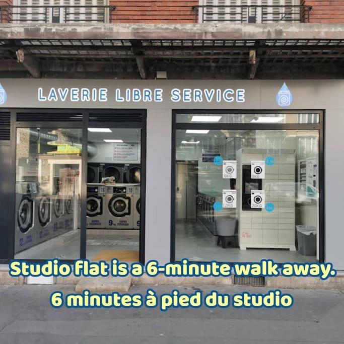 Bright Small Studio Paris Saint Ouen Saint-Ouen (Seine-Saint-Denis) Exterior foto